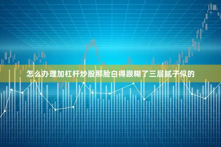 怎么办理加杠杆炒股那脸白得跟糊了三层腻子似的