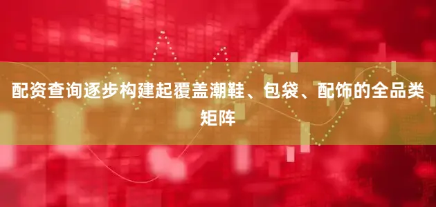 配资查询逐步构建起覆盖潮鞋、包袋、配饰的全品类矩阵