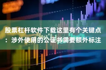 股票杠杆软件下载这里有个关键点：涉外使用的公证书需要额外标注